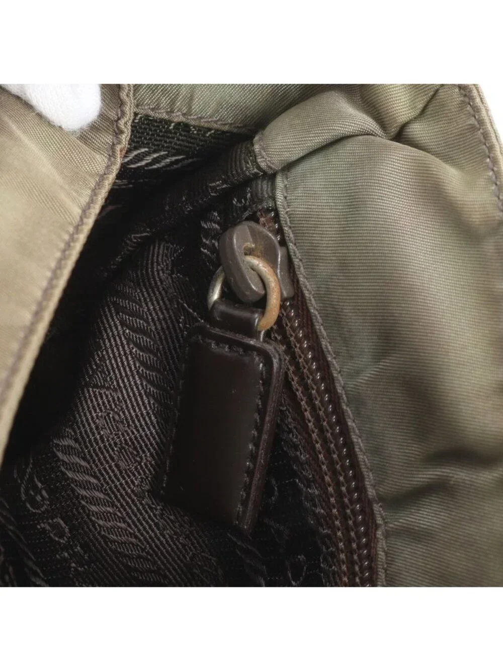 Prada Tessuto Nylon Triangle Logo Shoulder Bag Crossbody Messenger